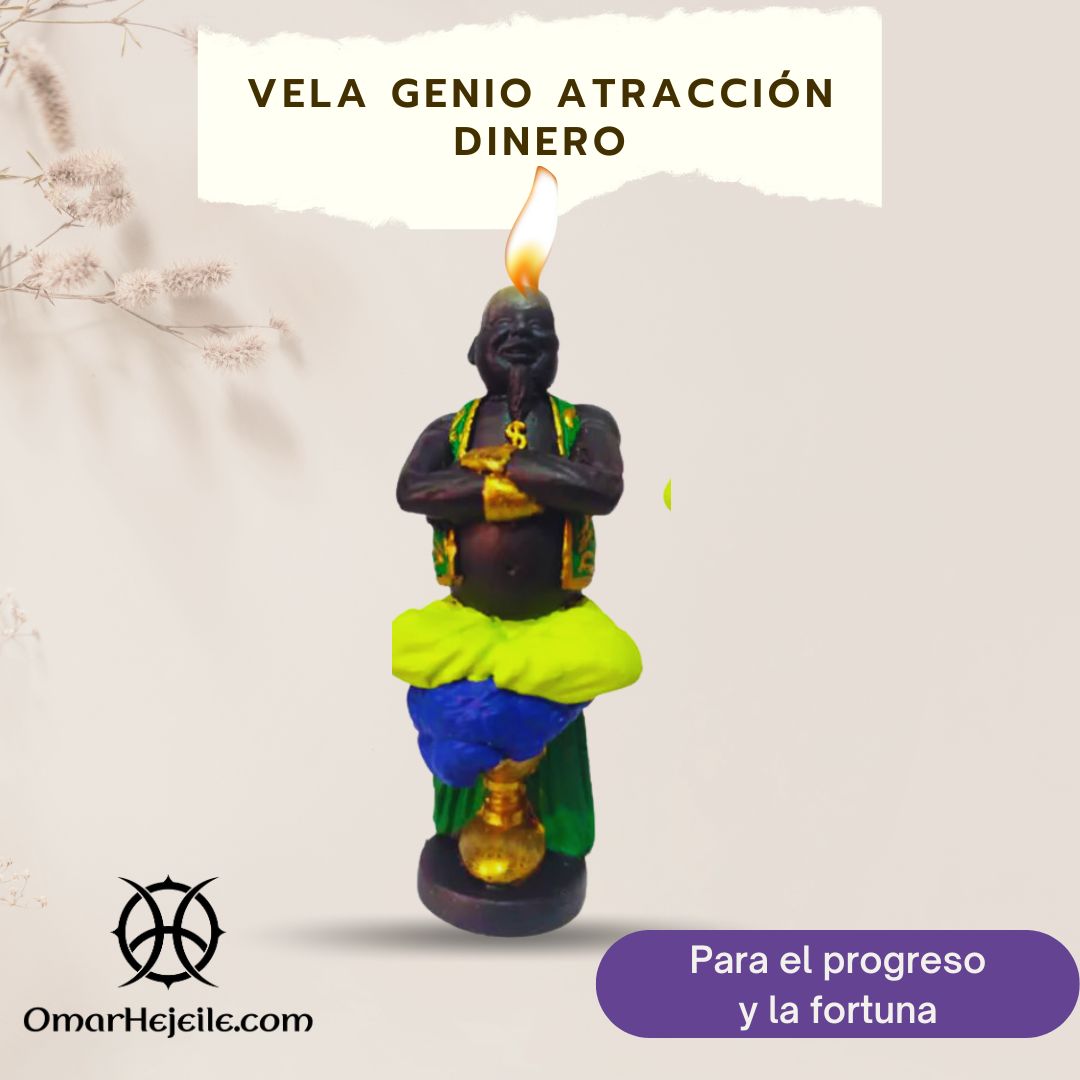 Vela Genio del Atracción del Dinero