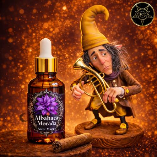 Albahaca Morada para el Trabajo + Obsequio Duende de la Felicidad