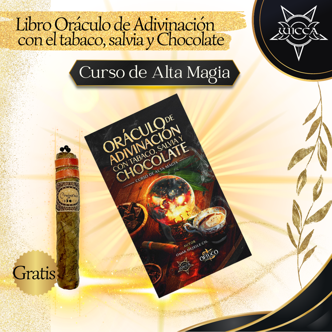 Libro Oráculo De Adivinación Con Tabaco, Salvia Y Chocolate: Curso de Alta Magia