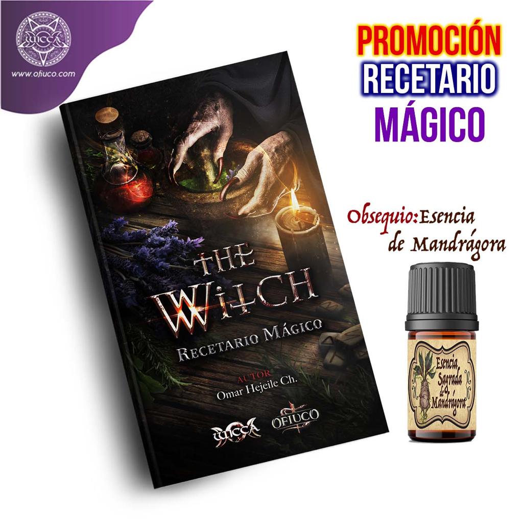 Libro THE WITCH  Recetario Mágico